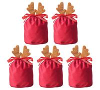 Sacchetti Caramelle Babbo Natale in Velluto Robusti ed Eleganti per Feste di Nat