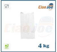 Sacchetti Carta Bianchi Patinati confezioni regalo dolci shop 4 kg