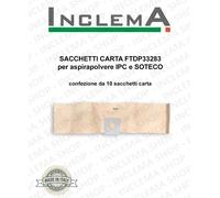 SACCHETTI CARTA cod. FTDP33283 per ASPIRAPOLVERE IPC e SOTECO - conf. 10 sacchet