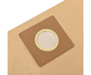 Sacchetti Carta per Aspirapolvere e Aspiraliquidi 10pz Marrone