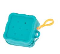 Sacchetti colorati per il cambiamento impermeabile in silicone organizzatori di monete con cerniera superiore adorabile accessorio per bambini titolare di carta in silicone fori carini portafoglio