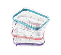 Sacchetti Con Cerniera Trasparente - Buste Da Viaggio Trasparenti | Borsa Di Stoccaggio Cosmetico Impermeabile, Custodia Da Toeletta Per Il Trucco Per Donne, Organizzatore Di Trasporto Della Compagnia