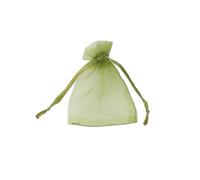 Sacchetti con chiusura a zip, Sacchetti con coulisse in rete for la protezione di frutta e piante, confezione da 100, multicolore, diverse misure(Green,17cm x 23cm)