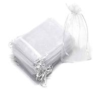 Sacchetti con chiusura a zip, Sacchetti di protezione for frutta e verdura in rete, confezione da 100, multicolore, varie misure(White,20x30cm)