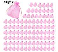 Sacchetti con coulisse organza multiuso confezione da 100 ottimi per 10x1
