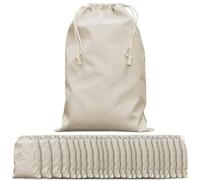 Sacchetti con coulisse Sacchetti di cotone 25 pezzi 30 x 45 cm - zaino borsa di stoffa da palestra, borsa di iuta stoffa certificata della spesa con coulisse dipingere in natur