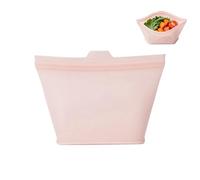 Sacchetti Congelatore - 500ml Silicone A Prova Di Perdite Riutilizzabili | Alimenti Zip Sicuro Microonde | Sandwich, Insalata, Pranzo, Snack, Pane e Viaggio