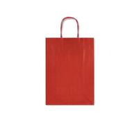 Sacchetti da regalo Rex-Sadoch Allegra tinta unita Dark 22x10x27 cm rosso conf.