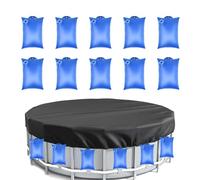 Sacchetti d'acqua per copertura della piscina | Prodotti per la sicurezza densi a prova di perdite - 10 pezzi d'acqua in PVC per copertura della piscina - Sauna Tube Albero tempesta all'aperto