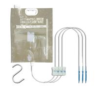 Sacchetti d'acqua per impianti automatici, automatico, 25x15x5 cm, macchina annaffiatoio, sacca per irrigazione per piante d'appartamento, con 4 prese, facile da allestire, ideale per le piant