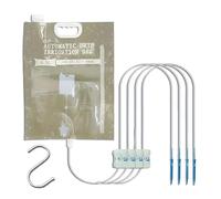 Sacchetti d'acqua per impianti automatici, automatico, 25x15x5 cm, macchina annaffiatoio, sacca per irrigazione per piante d'appartamento, con 4 prese, facile da allestire, ideale per le piant