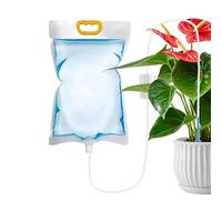 Sacchetti d'acqua per piante | di irrigazione autoregolante per piante con flusso regolabile, sacca per acqua a goccia da 3,5 litri, tubo flessibile da 100 cm, di irrigazione in casa e