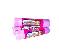Sacchetti della spazzatura 50L autobloccanti - Confezione da 3 rotoli (45 sacchetti) Tristrato resistente, profumato e antigoccia 70 x 80 cm per bidone domestico. (AD-30L)