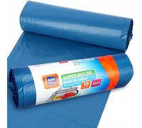 Sacchetti della spazzatura RAVI, 160 L, 10 pezzi, blu, sacchetti in...