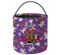 Sacchetti di Caramelle di Halloween Shar Pei Dog Borse Zucche Banchetti