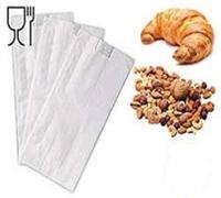 Sacchetti di Carta Bianchi 200 pezzi 17x34 cm per Alimenti Pane Regalo