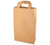 Sacchetti di carta con manici 22 x 10 x 36 cm, 50 pezzi.