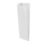 Sacchetti di Carta kraft bianca o naturale per alimenti, varie misure e pezzatture buste bustine per bar attività alimentari paste portattutto (120 buste bianche 15x50cm)