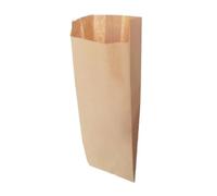 Sacchetti di Carta kraft bianca o naturale per alimenti, varie misure e pezzatture buste bustine per bar attività alimentari paste portattutto (60 buste NATURALE 17x44 cm)