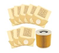 Sacchetti di carta Polvere Filtri HEPA for Aspirapolvere WD2250 WD3.200 MV2 MV3 WD3 A1000 A2204 A2251 K2301 WD3.600 A2064 A2101 (Color : 13)