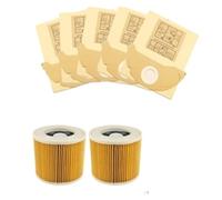 Sacchetti di carta Polvere Filtri HEPA for Aspirapolvere WD2250 WD3.200 MV2 MV3 WD3 A1000 A2204 A2251 K2301 WD3.600 A2064 A2101 (Color : 12)