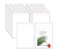 Sacchetti di Cellophane Adesivo 100 Pezzi 25x33cm Buste Trasparenti in Cellophan Autoadesivi 50µm Sacchettini OPP Plastica con Abbigliamento per T-shirt Pantaloni A4 (6 Misure a Scelta)