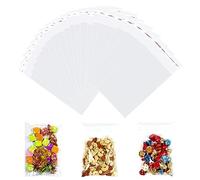 Sacchetti di cellophane da 100 pezzi, sacchetti di cellophane trasparenti richiudibili Sacchetti dolci autoadesivi per biscotti, dolci, gioielli, confezioni regalo (8x16 cm / 3,1x6,3 pollici)