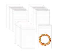 Sacchetti di Cellophane Piccoli 5 x 8cm 200pezzi Multiuso Buste Trasparenti Autoadesivi di Plastica 50µm Richiudibili Regalo di Violoncello di Polietilene per Orecchini Biscotti Gioielli Caramelle