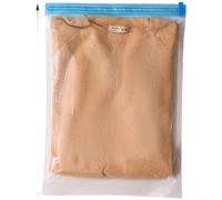 Sacchetti di compressione per abbigliamento da viaggio, design arrotolato a mano, senza bisogno di pompa, materiale trasparente P PE per soluzioni di imballaggio efficienti (30 per 40)
