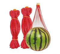 Sacchetti di frutta a rete in PP 100 sacchetti da 20 pollici da giardino in | Confezione da 100 pezzi, dimensioni 50,8 cm, colore rosso, chiusura a coulisse, ampia per grandi giardini