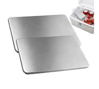 Sacchetti di ghiaccio per il pranzo, piccoli vassoi riutilizzabili in acciaio , per viaggi, barbecue, picnic, spiaggia, lavoro, scuola, pasti, spesa, consegna