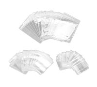 Sacchetti di gioielli trasparenti PVC Spegnere sacche di stoccaggio per zip per orecchini gioielli Anelli Collane Orologi Orologi perle da argento 120pc impostati in 3 dimensioni