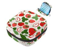 Sacchetti di immagazzinaggio del tovagliolo sanitario per le donne, grande capacità mestruale Pad Bag, Strawberry-563 borse mestruali, tamponi raccogliere borsa titolare