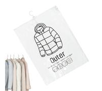 Sacchetti di immagazzinaggio sotto vuoto salvaspazio per copertine | Design trasparente anti polvere impermeabile per bagagli da viaggio armadio casa cappotto