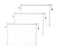 Sacchetti di memoria puzzle - grandi sacchetti trasparenti con chiusura lampo, 3 sacchetti in nylon | tasche per puzzle, organizzatore multiuso per puzzle, giochi e materiale scolastico, tasche