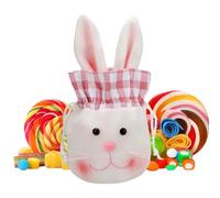 Sacchetti di Pasqua per - Borsa grande con coulisse in peluche di coniglio - sacchetti per di Pasqua e decorazione di primavera, per e famiglia, regali di festa, al cioccolato