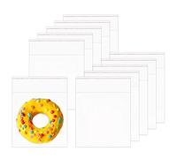 Sacchetti di Plastica Autoadesivi Piccolo 200 Pezzi 13x13cm Buste in Cellophane con Chiusura Adesiva 50µm Trasparente OPP Bustine Adesivi per Gioielli Caramelle Biscotti Cioccolatini Panetteria