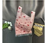 Sacchetti Di Plastica Rosa Per San Valentino In Bulk Da 300 Pezzi/50 Pezzi Da 1-10 Galloni, Formati Per Le Esigenze Di Ringraziamento, Per La Spesa Giornaliera, Per I Pasti Da Asporto E Per La Spesa I