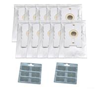 Sacchetti di ricambio e profumo per VT265 VT270 VT300 compatibili con 10 sacchetti + 12 profumati in tessuto non tessuto per la pulizia della casa