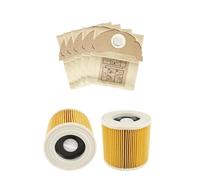 Sacchetti di ricambio for filtri antipolvere dell'aria compatibili con parti di aspirapolvere Karcher Cartuccia filtro HEPA WD2250 WD3.200 MV2 MV3 WD3 (Color : Hcy-6009)
