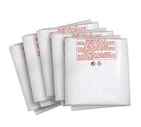 Peachtree Woodworking Supply Clear Plastic Dust Collector Replacement Bag 5 Pack 20" Diameter by 43" Long For Machines with 20" Filter Drums 5 mil Thick