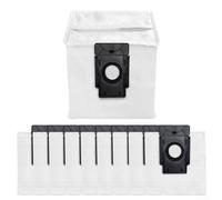 Sacchetti di ricambio in tessuto non tessuto a 4 strati e grande capacità, per robot aspirapolvere Medion SW MD 2004, bianco, confezione da 4/10 per pavimenti igienici e puliti (confezione da 10)