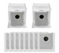 Sacchetti di ricambio per aspirapolvere ECOVACS per Deebot per mini aspirapolvere robotici, grande borsa da 3,5 litri, efficiente filtrazione a 3 strati (tessuto non tessuto di fusione + tessuto non