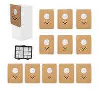 Sacchetti di ricambio per aspirapolvere EUREKA NEC490BL modello senza fili, include 12 sacchetti e 1 filtro per una raccolta efficace