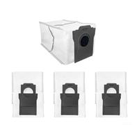 Sacchetti di ricambio per robot aspirapolvere e mocio MOVA Z60 Ultra Roller, design di grande capacità con filtrazione multistrato, disponibili in confezione da 4 o 10 (4 pezzi)