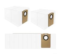 Sacchetti di ricambio per robot aspirapolvere Midea VCR S6 Plus, confezione da 4/10 sacchetti autosvuotanti con filtro Meltblown e tessuto non tessuto, capacità 3,5 l, compatibili con robot