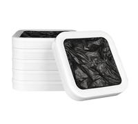 Sacchetti di ricarica automatica per bidoni della spazzatura, 6 anelli di ricarica per sacchetti della spazzatura facili da cambiare, compatibili con pattumiera Smart Kitchen, fino a 150 sacchetti