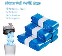 Sacchetti di ricarica per pannolini per Sangenic Tommee Tippee, sacchetti di ricarica per genio, ricariche per secchio per pannolini per Angelcare per Munchkin, profumati