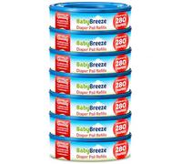 Sacchetti di ricarica per secchio per pannolini compatibili con Playtex Diaper Genie- 1960 Count (7 set da 1 confezione) - by BabyBreeze