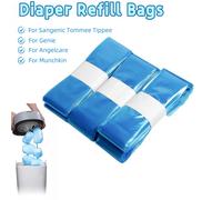 Sacchetti di ricarica per Tommee Tippee, ricariche per secchielli per genio per Angelcare, sacchetti di ricarica per secchielli non profumati per Munchkin